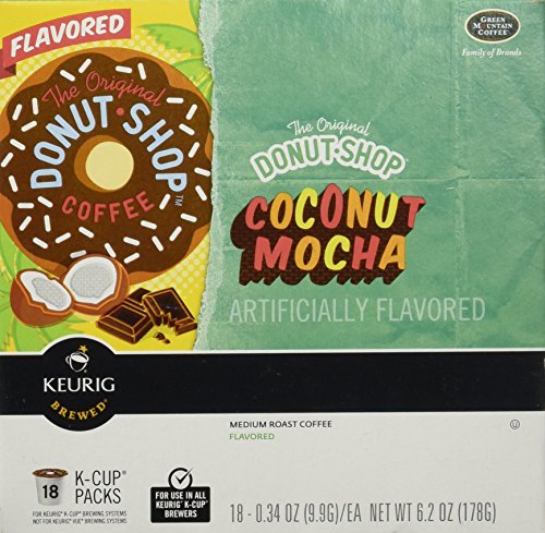 Keurig Donut Shop Coconut Mocha 18 K CUP PACKS,0.34oz - //coolthings.us