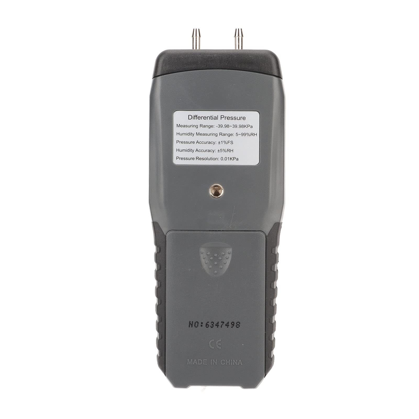 EMUKOEP Medidor de Prueba de Presión Diferencial, Medidor de Sensor Digital, Mano Inteligente para Aire y Gas con Retroiluminación LED