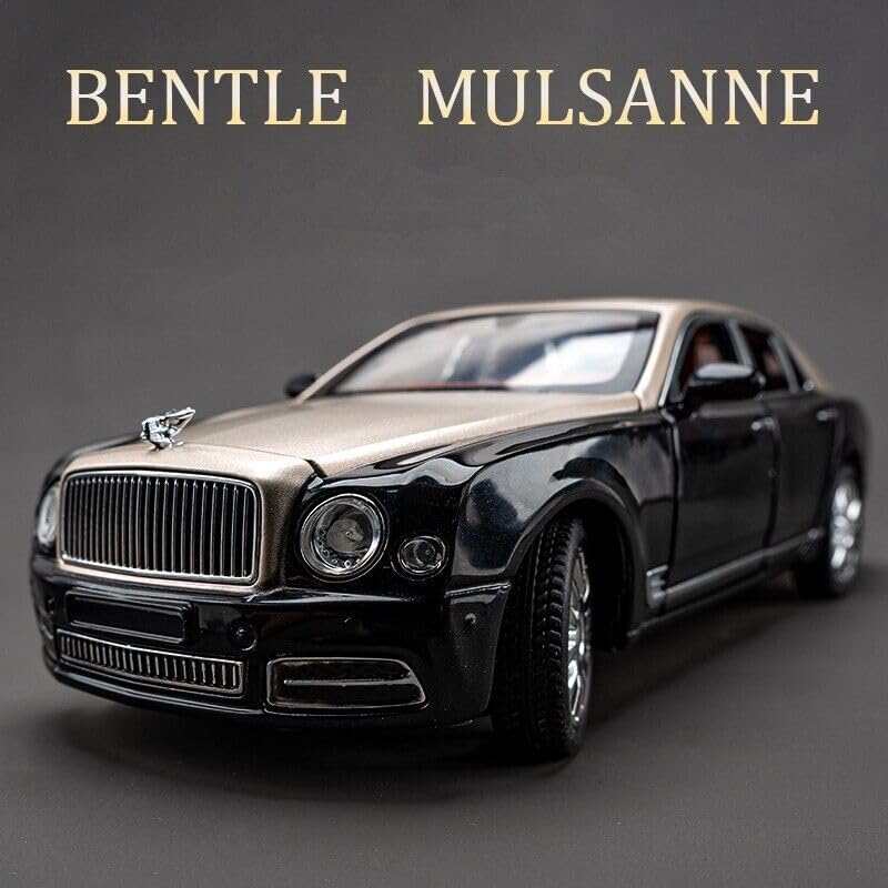 Image of Invite Enterprise 1:24 Diecast Kids Toys Gifts Bentley Mulsanne Alloy Model Car With Six Opening Doors, Light Music Boys Gifts Toys?Colors As Per Stock?