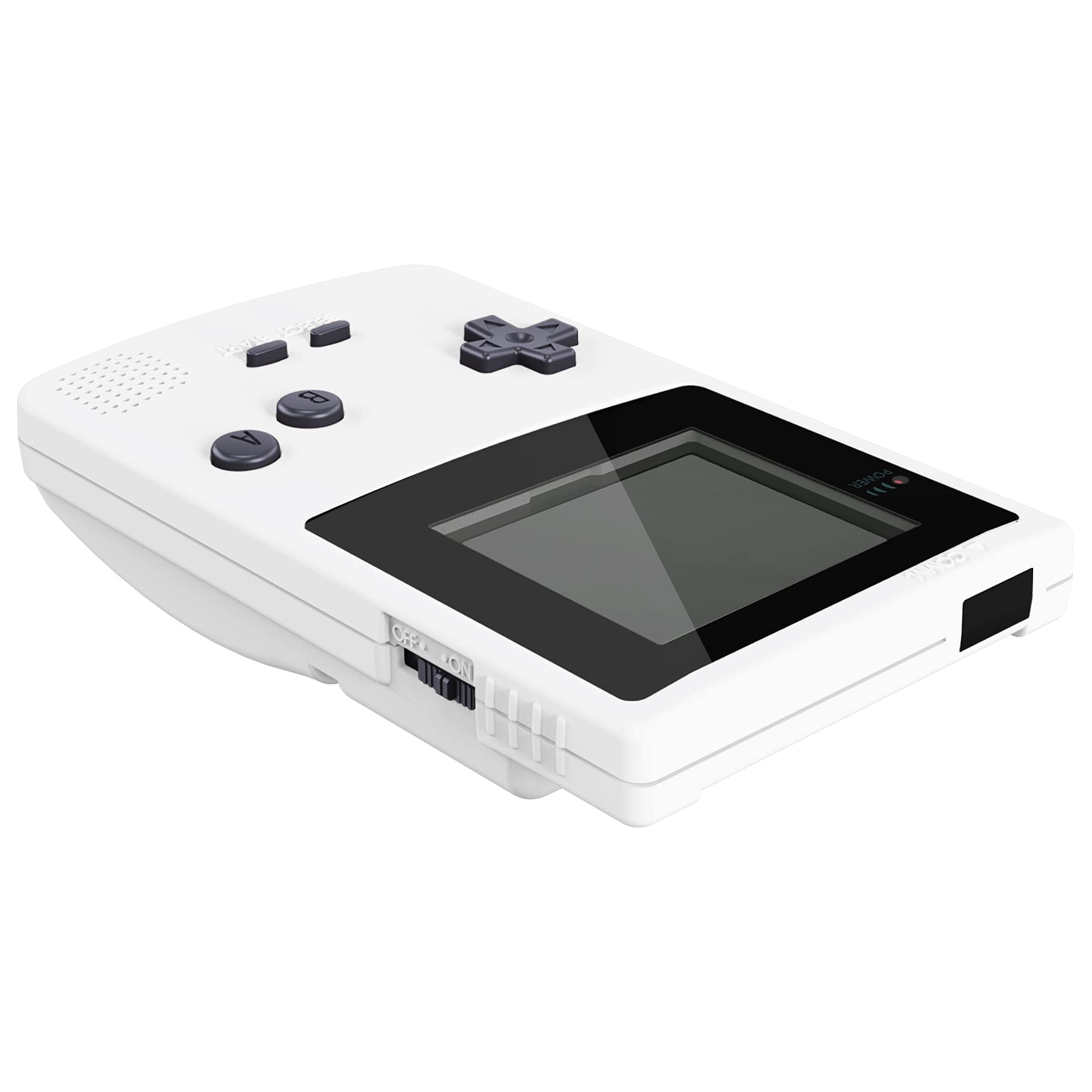 eXtremeRate Cover Custodia Tasti Scocca Pulsanti Shell Ricambio per Gameboy Color Console,Compatibile con GBC OSD IPS&Regular IPS&Standard LCD,Non Include Console&Schermo-Bianco