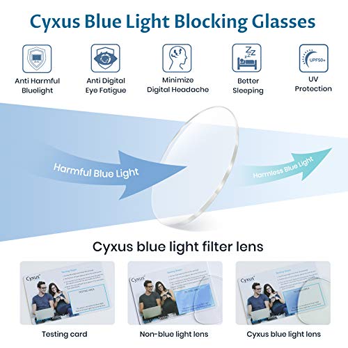 Cyxus Occhiali luce blu bloccanti per il blocco