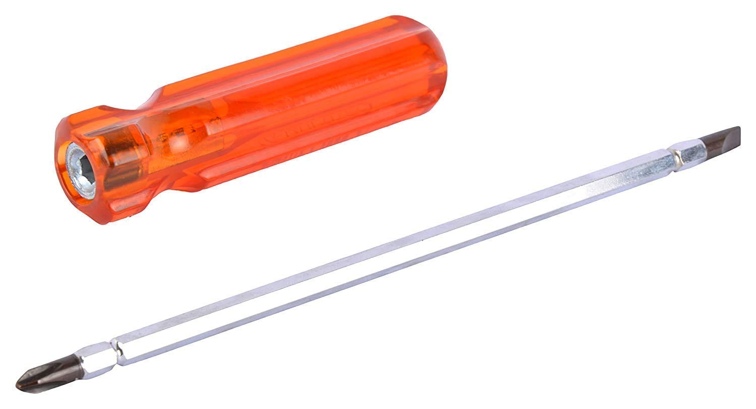 H9 2-in-1 Reversible Screwdriver with Hexagon Rod with Extra Hard Tips (250mm x 6mm, Flat & PH2 Tip) as R6250, Chrome (B092D7P9G3) Amazon Price History, Amazon Price Tracker