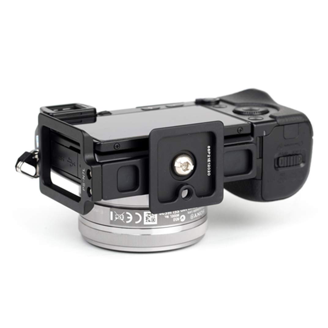 SUNWAYFOTO Piastra a sgancio rapido 1/4 Speciale staffa a L Quick Shoe per Sony NEX-7