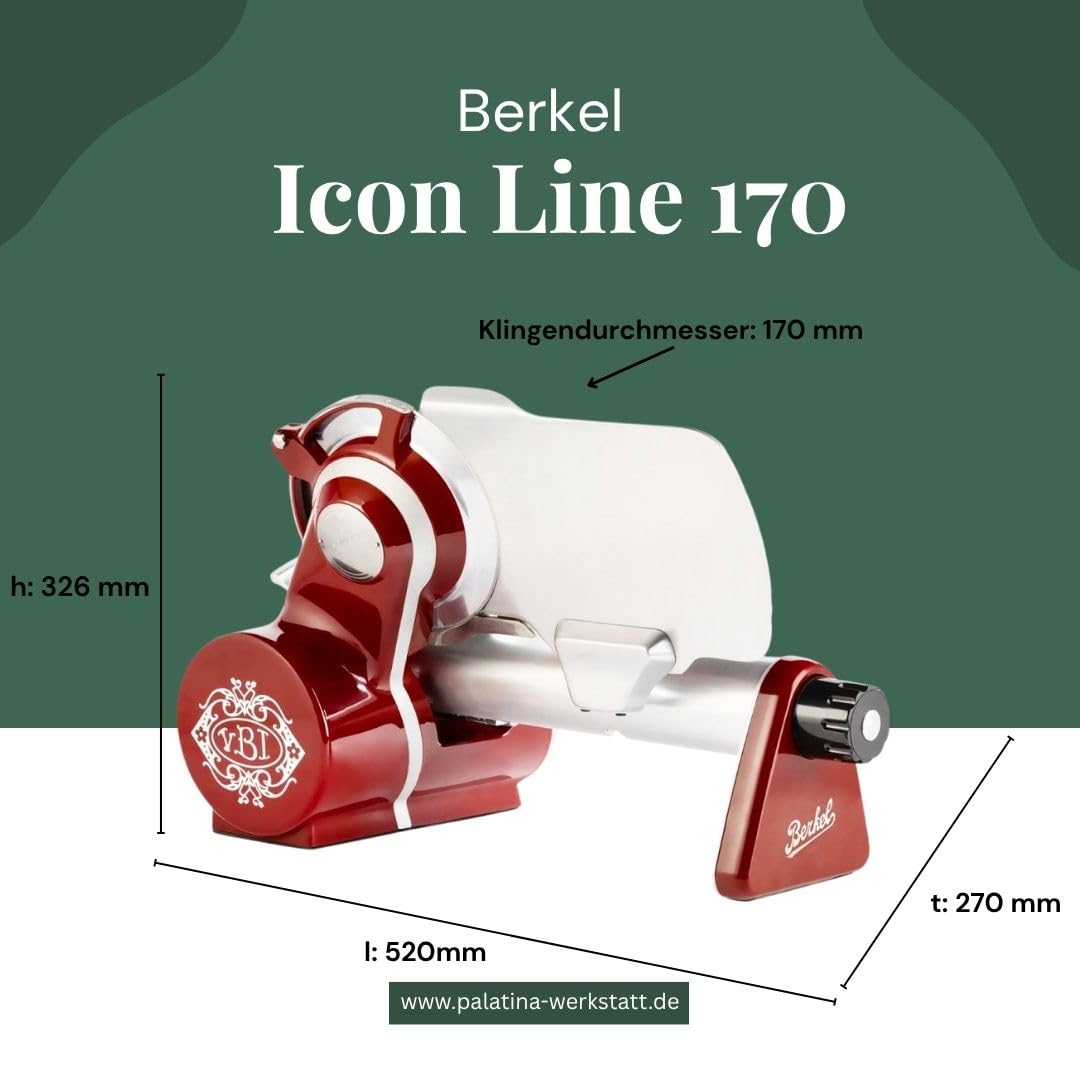 Berkel Icon Line Slicer rosso