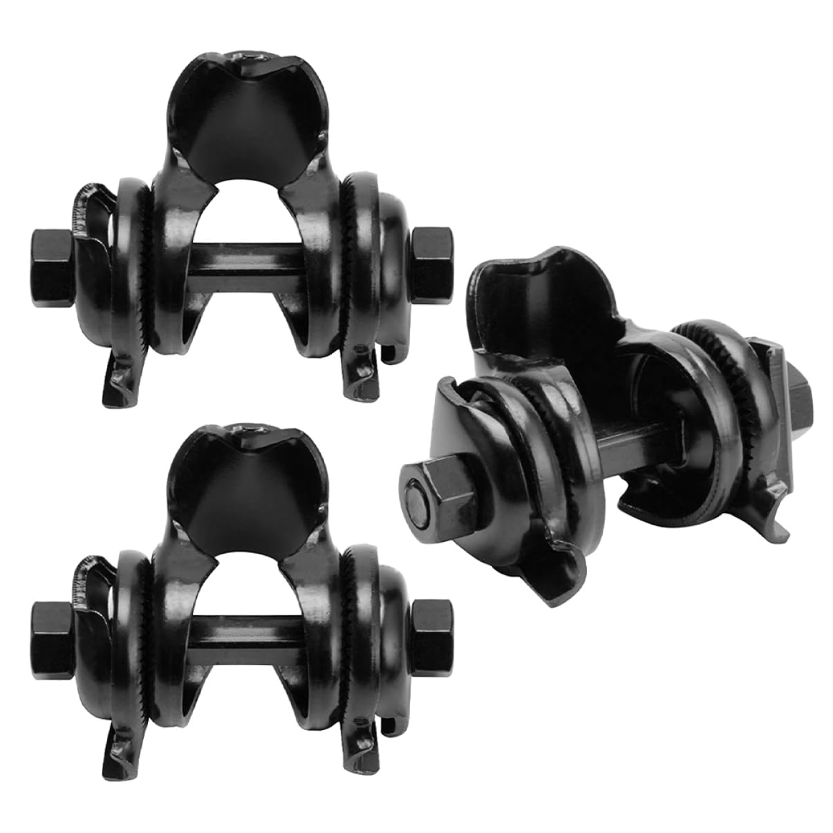 Toddmomy 3pcs Bicycle Seatpost Clamp Quick Release Aluminum Alloy Adapter for Standard Rail Saddles Durable Heavy Duty Bike Saddle Clamp for Easy Installation and Secure Attachment
