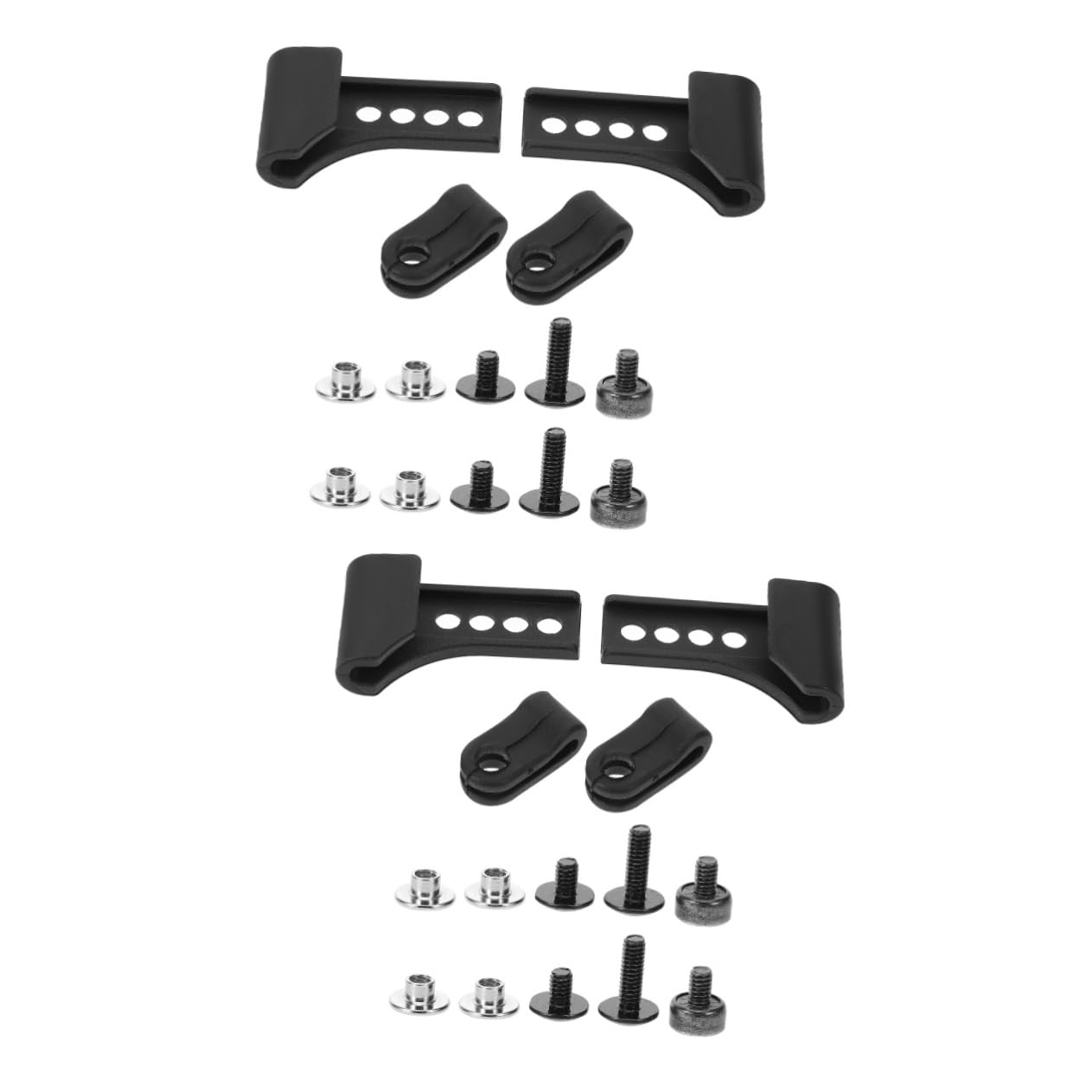 Toddmomy 2 Pairs Baseball Helmet Visor Clips Fastener Kit for Baseball Helmet Padding