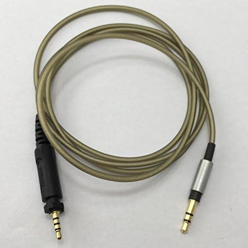 EARMAX Earphone Cable for Shure SRH840 SRH440 SRH940 SRH750DJ Upgrade Cable Silver Plated with 4K Gold-Plated Plug, Headphone Replacement Cable