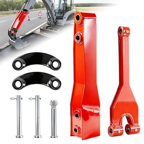 26 Mini Excavator Arm Extension for 0.8-2 Ton Machines Quick Attach Ditch Digging and Trenching Boom Heavy-Duty Steel Construction Mini Excavator Accessories for Extended Reach