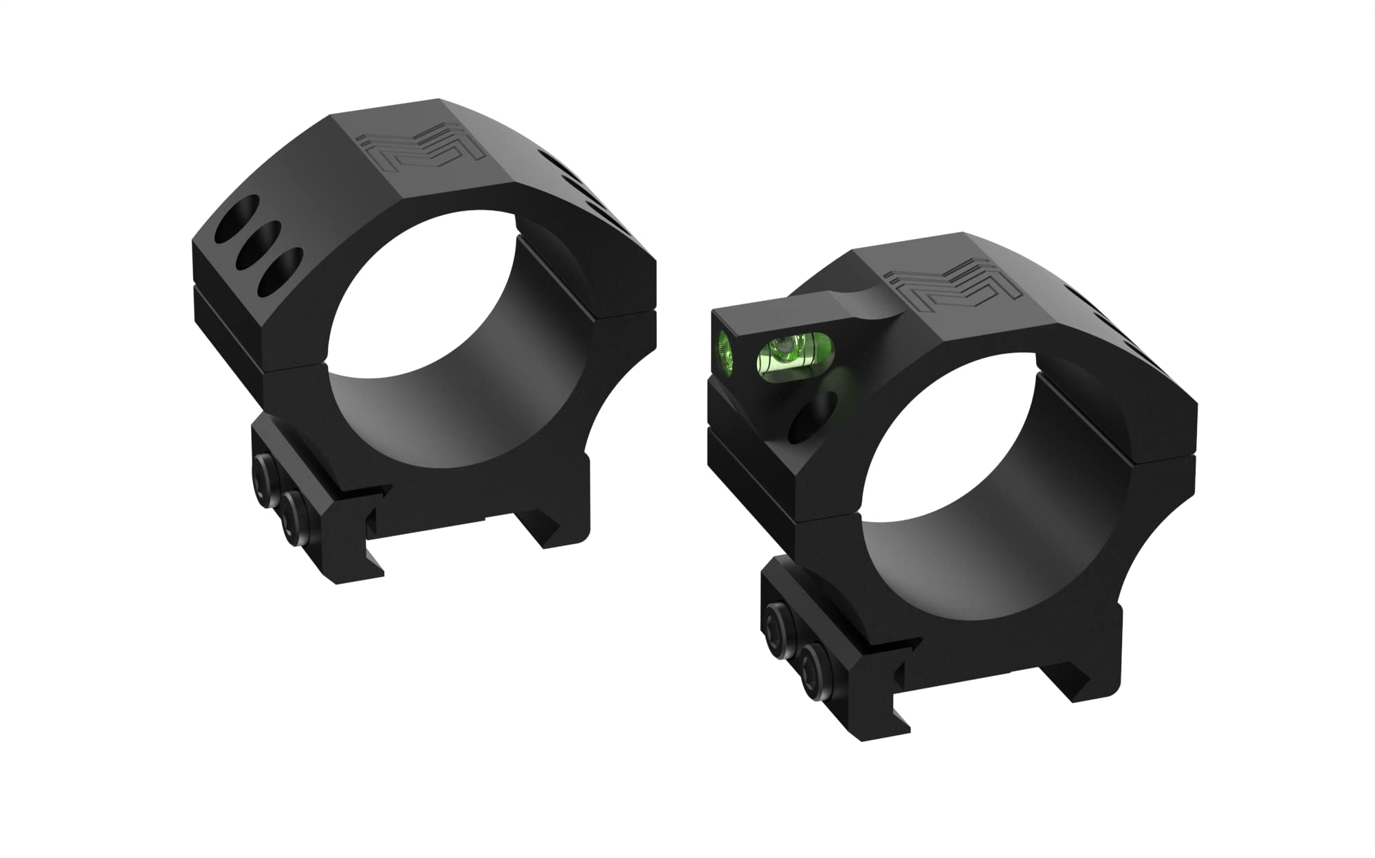 Monstrum Next Level Scope Rings with Integrated Level Bubble | 30 mm Diameter