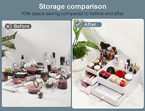 ONXE-Makeup-Organizer-with-DrawersLarge-Capacity-Countertop-Organizer-for-VanityBathroom-and-Bedroom-Desk-Cosmetics-Organizer-for-Skin-CareBrushes-Eyeshadow-Lotions-Lipstick-Nail-Polish