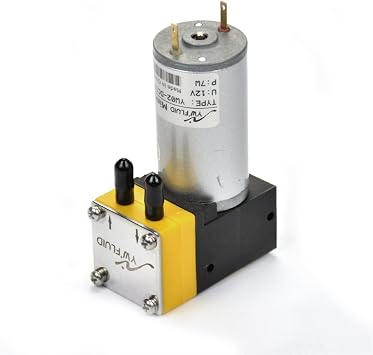 Mini Power Small Pump 1Pc Micro Vacuum Pump DC 12V 50Kpa Pumping Electric Air Sampling Liquid Pump Diaphragm Pumps (Voltage : 12V)