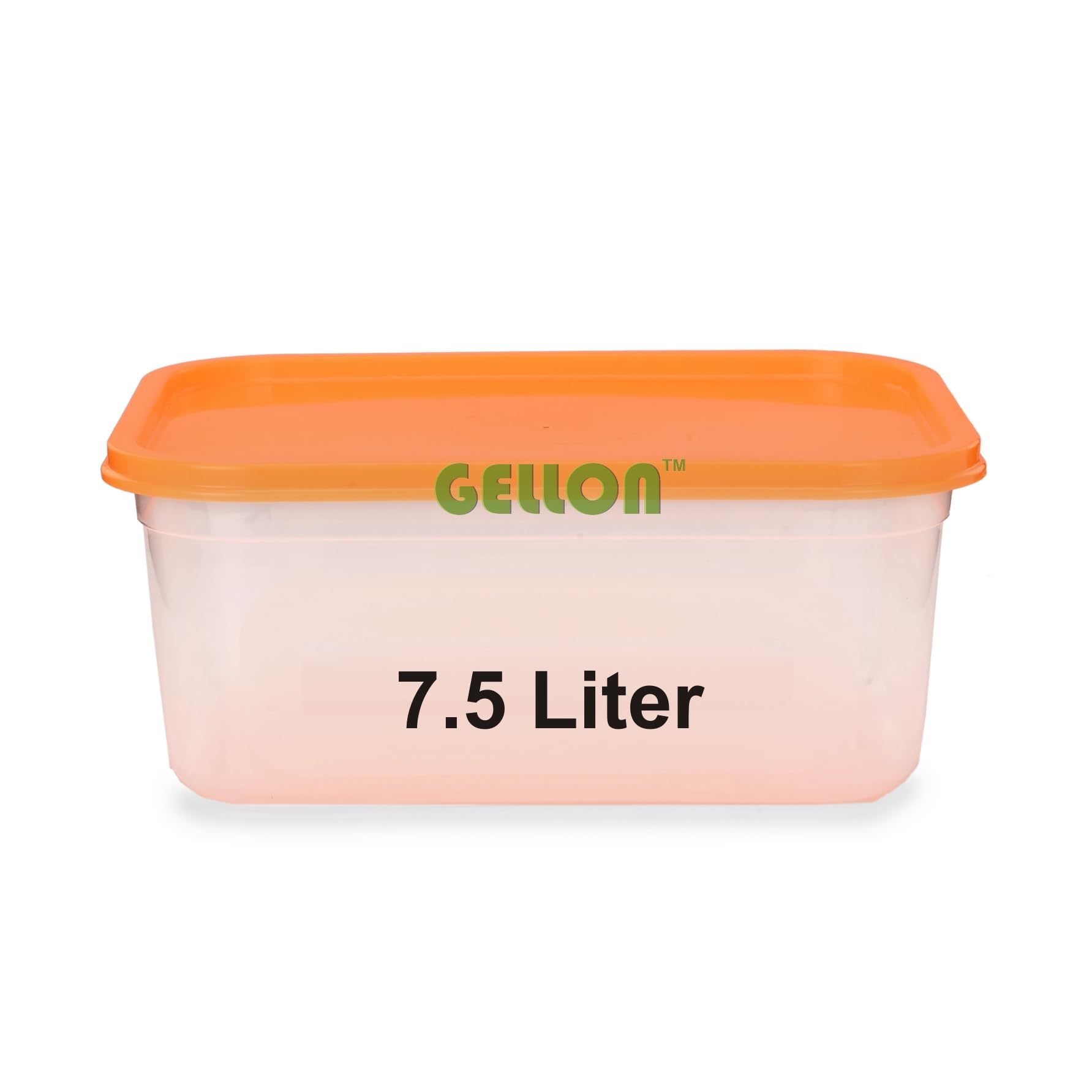 Gellon Rectangular Transparent Plastic Food Grade Storage Container With Air Tight Lid Kitchen Container And Freezer Storage Box In 7.5 Litre-image-47