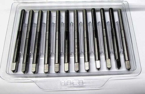 12 Pcs. Standard Tool 10-32 GH4 Met-Flo HSS Thread/Roll-Form Bottoming Taps