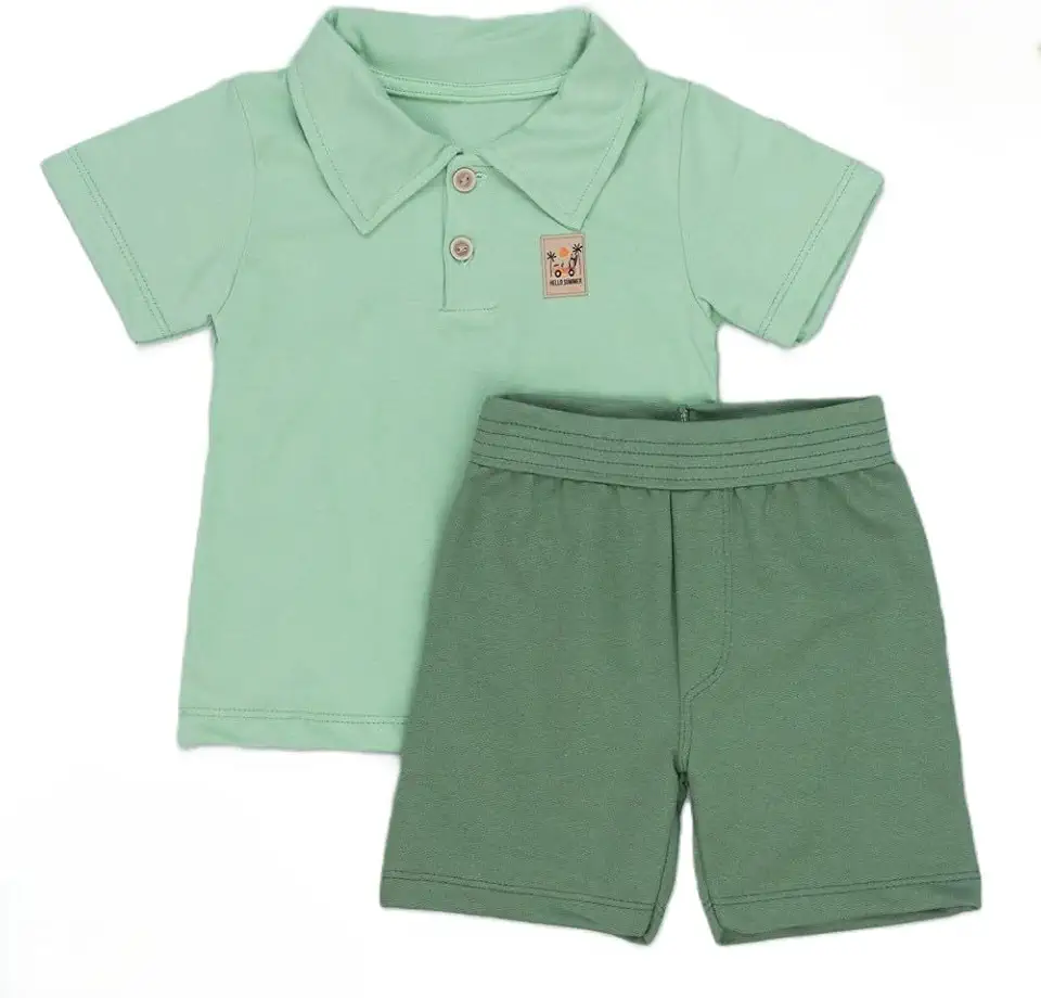 Conjunto Infantil Polo e Bermuda Loja Era Uma Vez – Roupas Confortáveis e Estilosas para Meninos de 1 a 3 Anos