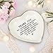 HatafaFurni Thank You Gift, Heart Ring Dish, Jewelry Dish, Jewelry Storage, Gift To Say Thank You, Friend Appreciation, Wedding Gift, Mother's Day Gift, Bridal Shower Gift For Her, Aunt Teacher Gifts