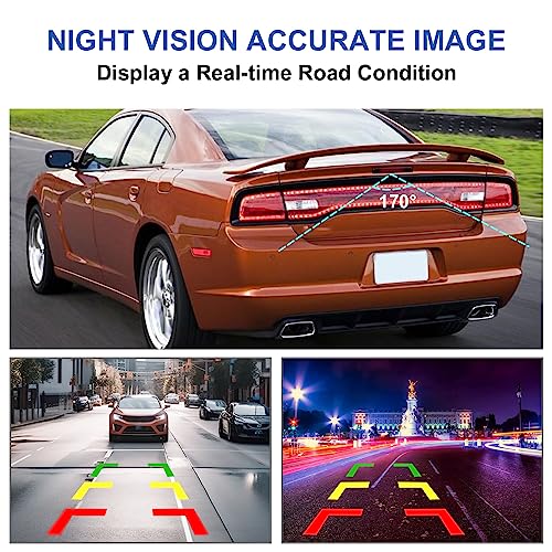 Image of DYRDINSHOW Backup Camera Rear View Camera Compatible with Chevy Silverado GMC Sierra 1500 2500HD 3500HD 2016 2017 2018 2019 6.0L 6.6L V8 Replaces # 23244435 84079952