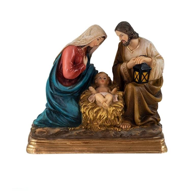 DRW Misterio Belen 1 Pieza Resina Pintado a Mano 13 cm