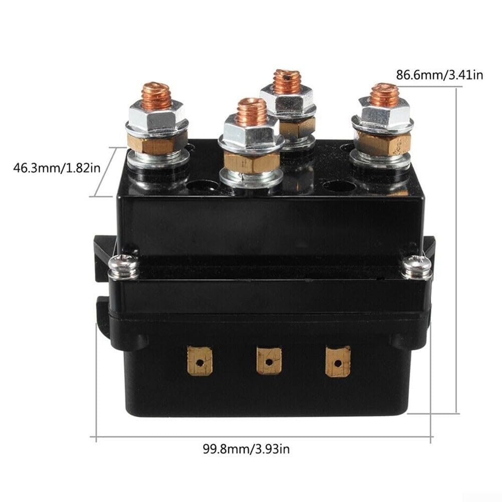 Set di controllo wireless per verricello, 12 V, 500 A, doppio telecomando, antiurto, per camion e veicoli fuoristrada