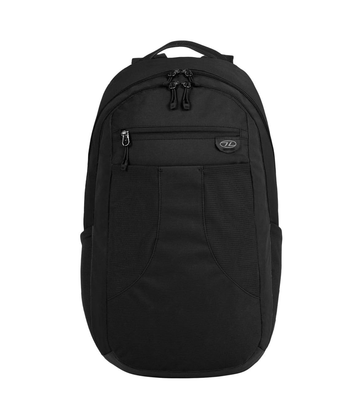 Highlander Arran Daysack 22L : Lightweight Compact Hiking Outdoor Urban Rucksack Backpack with Sleeve for 15" Laptop or Tablet (Black)
