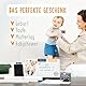 Amari ® Baby Fußabdruck Set mit 2 Tierpostern (Motiv Löwe) & Clean Touch Pad - Geschenke zur Geburt - Fußabdruck Baby Tierbild - Baby Abdruckset - Fussabdruck Baby - Babyparty Geschenk