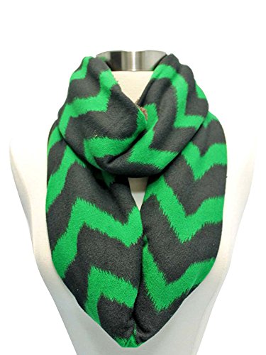 Chevron Striped Fleece Infinity Scarf2