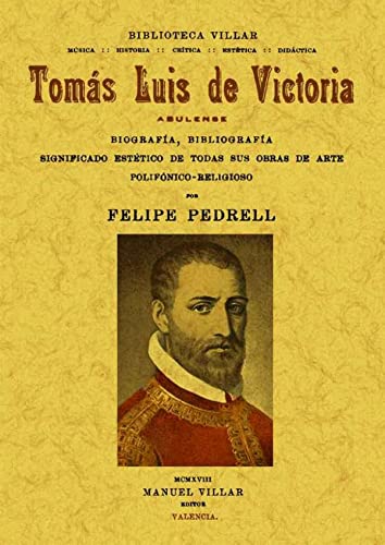 Portada de Tomas Luis de Victoria Abulense