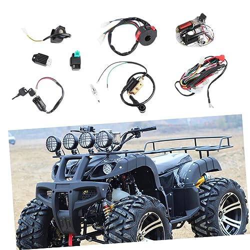 Wakauto 1 Conjunto De Bobina Atv Kit De Fiação Kit De Fiação De Instalação Cdi Retificador Peças Aut