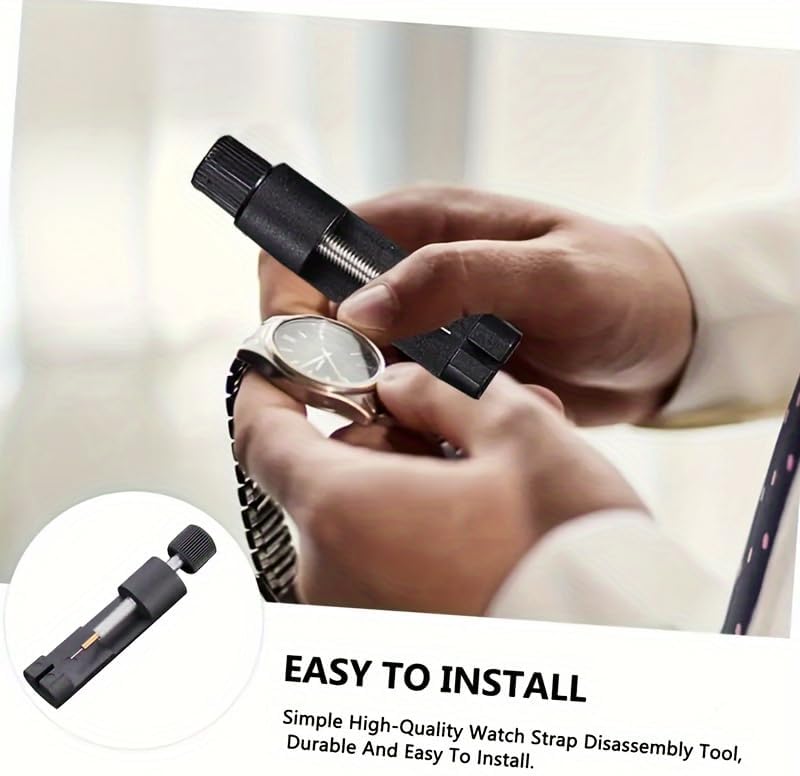 2Pcs Professional Watch Band Repair Tool Kit, Metal Bracelet Removal and Disassembly Set, Universal Strap Adjustment Tools
