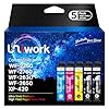 Uniwork T220 220XL Cartucho de tinta, Cartucho de tinta remanufacturado 220XL de reemplazo para Epson 220 XL 220XL T220XL uso para impresoras Workforce WF-2750 WF-2760 WF-2630 WF-2650 WF-2660 XP-320
