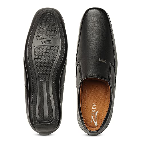 Image of Zixer Synthetic Leather Mens Formal Shoes || Office Formal Shoes Men Stylish|| Formal Shoes for Men Leather Look Slip On