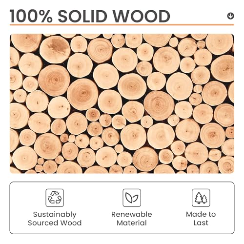 Image of upsimples 8x10 Picture Frame Solid Wooden, Nursery Wall Frames Set of 3 | 100% Natural Solid Wood, Fit 5x7 with Mat and 8 x 10 Photos, For Kids Room, Gallery Wall Decor