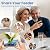 Smart Bird Feeder with Camera-Squirrel Proof & Weatherproof Outdoor Bird Watching Feeder with 2K HD AI Bird Identification for Garden & Backyard