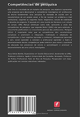 Competências de pesquisa: Para desenvolver o papel do professor de pesquisa