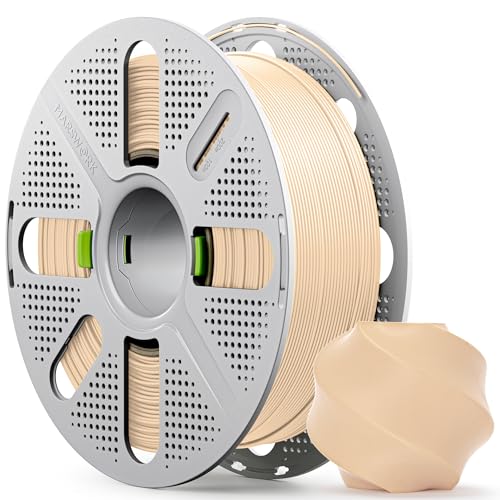 Image of PLA Basic, Pre-Dried Filament with Quick-Swap Reusable Spool 1kg (2.2lbs), 1.75mm 3D Printing Filament, Compatible with Bambu Lab 3D Printers - Cream