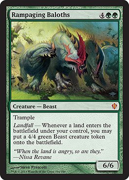 Magic The Gathering - Rampaging Baloths (164/356) - Commander 2013