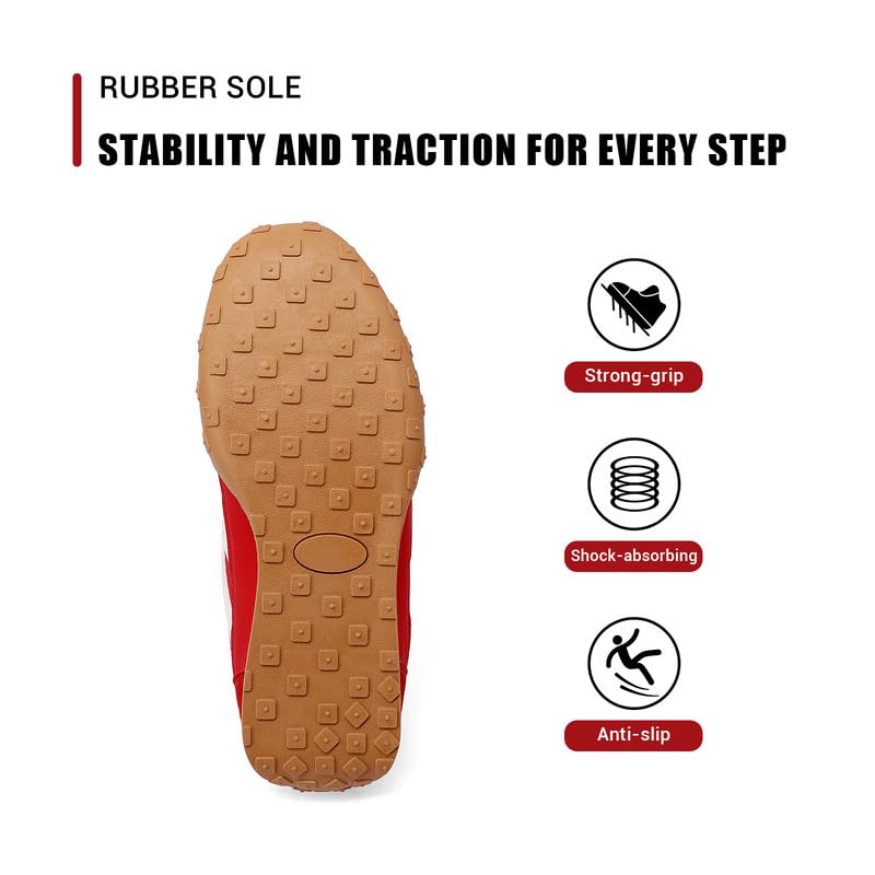 Image of Sneakers for Women Retro Fashion Trendy Sneakers with Foam Insole Casual Shoes for Walking Tennis Classic Non-Slip Comfort Shoes