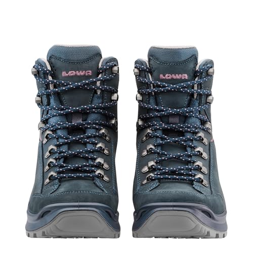 LOWA Stiefel mittel RENEGADE EVO GTX MID Ws stahlblau/altrosa, 40