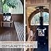 Smartmak Custom Outdoor Barrel Sauna, 2-8 Person Wooden Sauna, Wood Burning Stove or Electric Stove, DIY Steam Sauna Box (220v)