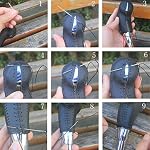 Genuine Leather Automatic at Gear Shift Knob Cover Protector Trim Fit Nissan Pathfinder(05-12) Xterra(05-15) Frontier(05-18) (Black) - Image 6