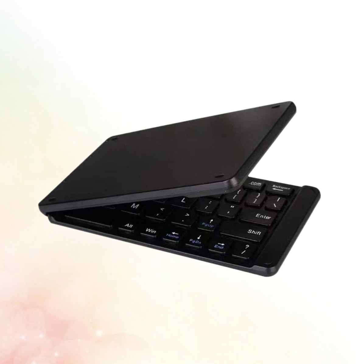 Cabilock Tastiera Wireless Pieghevole Portatile in Abs 67 Tasti Ultra Sottile, per Back To School Party e Uso Tablet e Cellulare