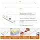 SIBI LIGHTING LED Unterbauleuchte, 2 Stück 1m Dimmbar Led Lichtleiste Küche Selbstklebend, Flexibel Silikon LED Streifen inkl. 24V Netzteil für Küche, Büro, Schlafzimmer
