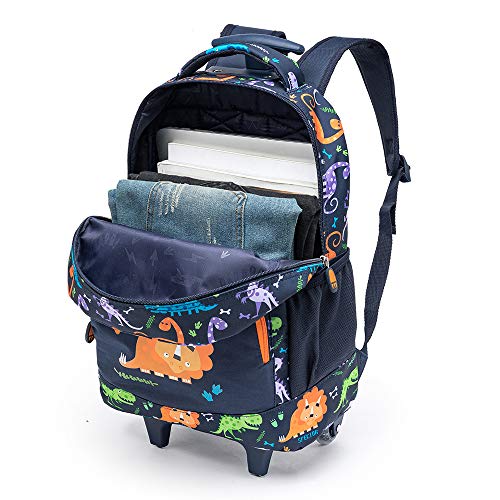 Kit Mochila de Carrinho Menino Lancheira Estojo Dino