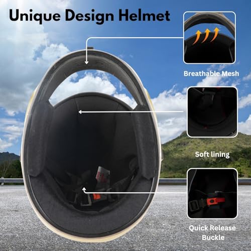 Image of Sage Square Audi Full Face Clear Visor Helmet | ISI Certified | High Standard Safety | Extra Comfort & Stylish