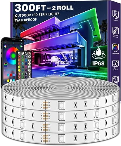 AILBTON - 300ft LED Outdoor String Lights Waterproof