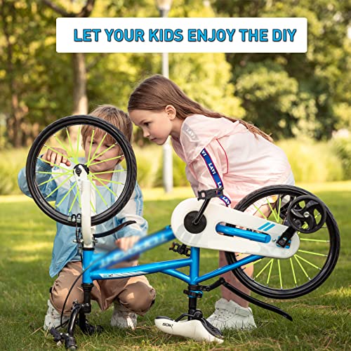 Motorcycle Spoke Skins Covers,72Pcs Dirt Bike Spoke Covers Wheel Rims Wraps Pipe Trim For 8"-21" Yz/Wr/Ttr Sx Mx Sxf Exc,Universal For Motorcycle Bike Decoration Protector #TOP2