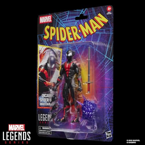 Marvel Legends Series Uncanny Spider-Man (Nightcrawler), Retro Comics Action-Figur zum Sammeln, Skala 15 cm – Ansicht 9