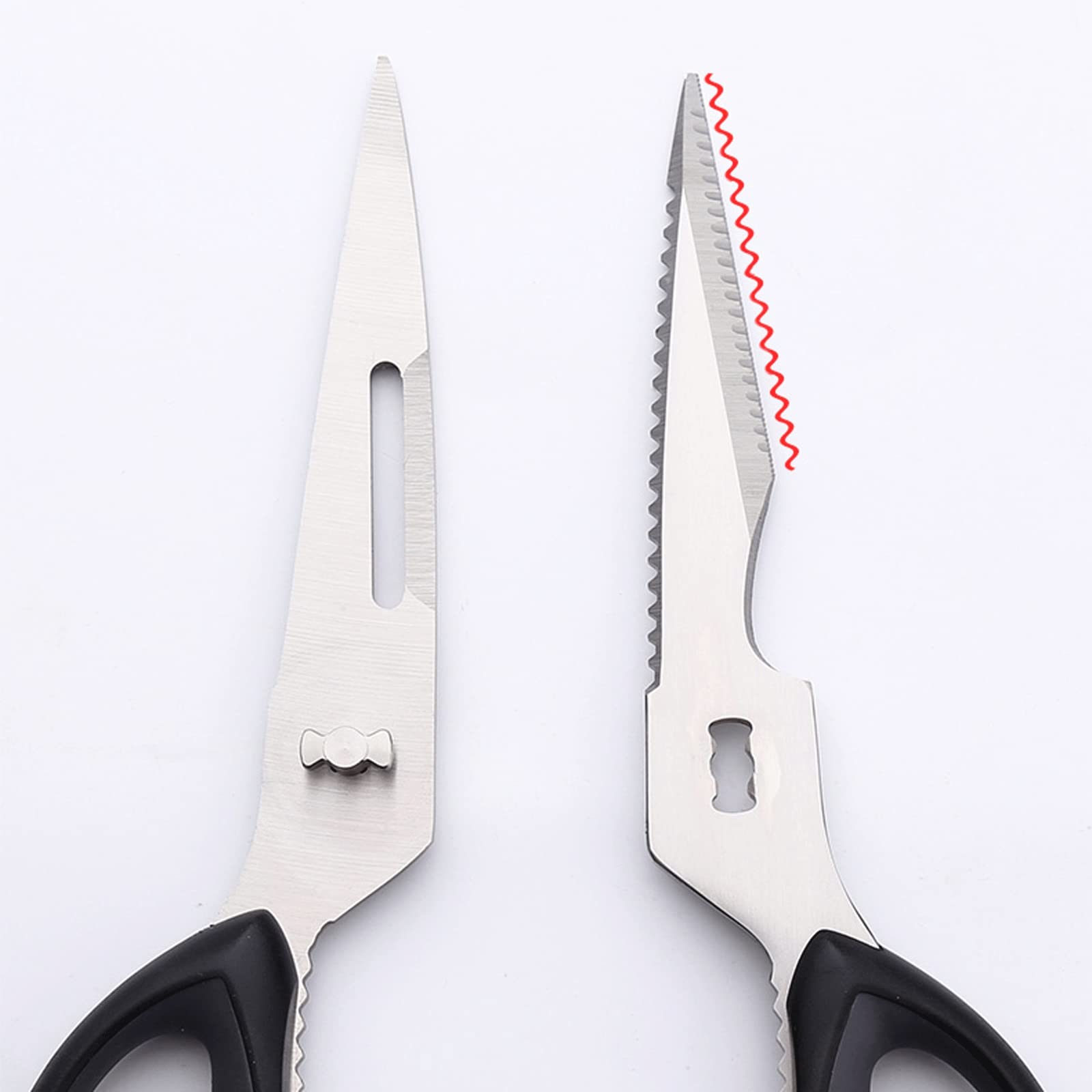Forbici da cucina Forbici da cucina multifunzionali per impieghi gravosi-Forbici da cucina professionali in acciaio inossidabile