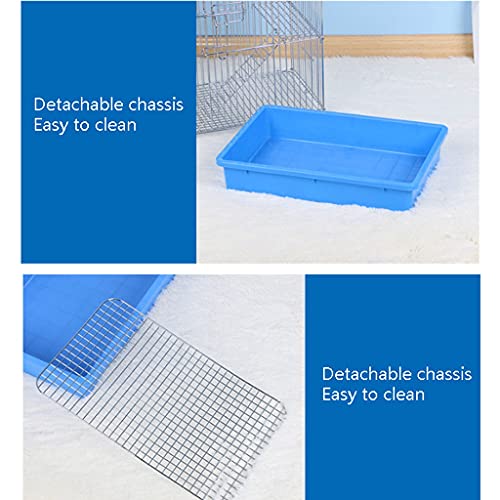 Cage à oiseaux en métal galvanisé robuste pour perruches et canaris modèle C - 5