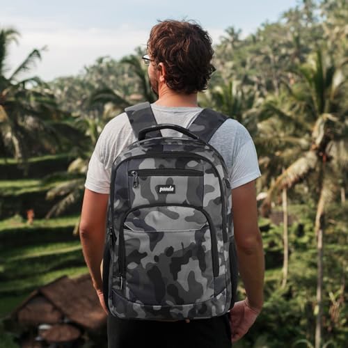 Image of Paude Backpack for Men,College Backpack School Bookbag for Teens,Laptop Bookbag with USB Port and Headphone Hole