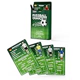 QUARTETT Fussball Spiel für Fußball Fans Geschenk Fußball Kartenspiel mit den TOP Mannschaften der ewigen Tabelle Fußball - A6-Block im Abreiß-Format als Reisespiel, Geschenk, Mitbringsel, Partyspiel